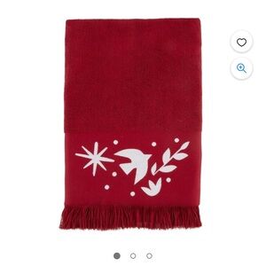 Martex Scandi Red Bath Towel 27” X 52”. 100% Cotton